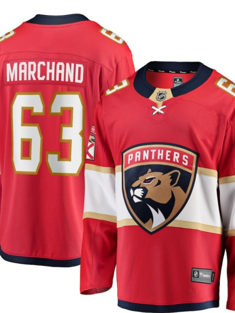 Brad Marchand Florida Panthers Fanatics Home Breakaway Jersey - Red